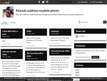 Tablet Screenshot of mariahmodel.com